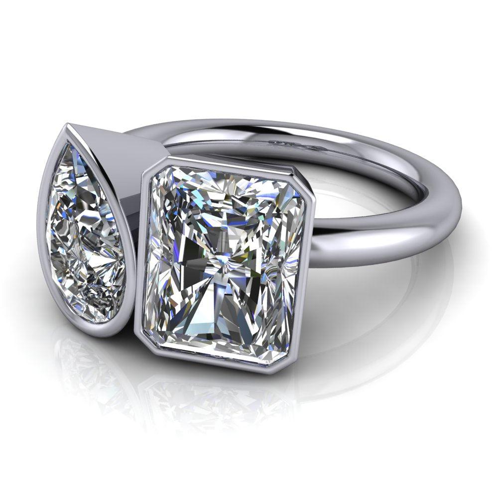 925 Silver Engagement Ring Bel Viaggio Designs, LLC