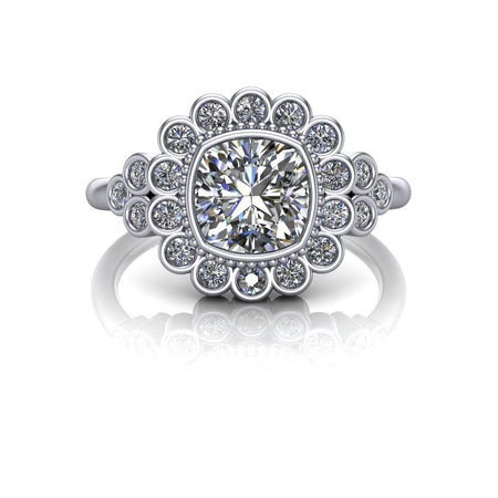 925 Silver Engagement Ring Bel Viaggio Designs, LLC