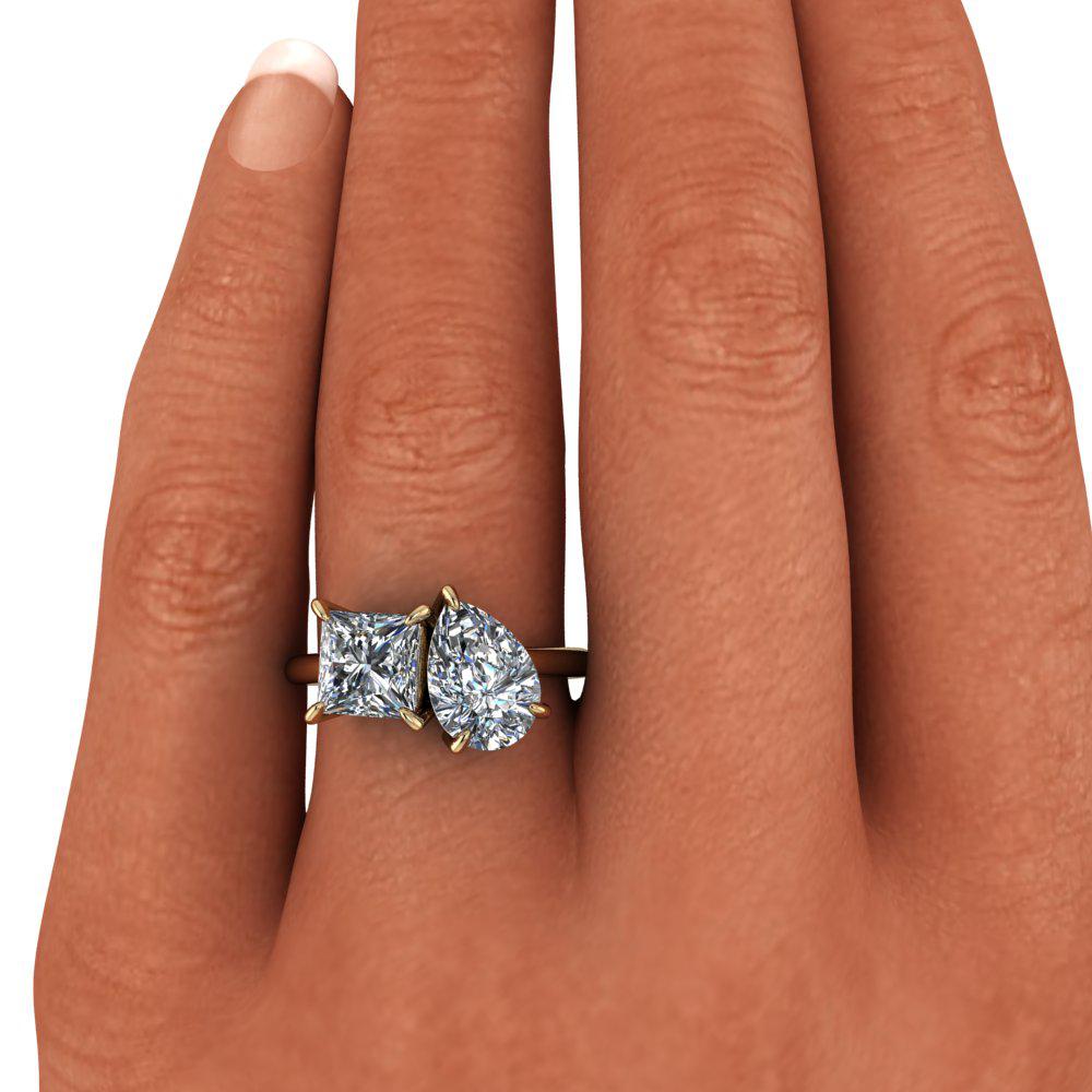 925 Silver Engagement Ring Bel Viaggio Designs, LLC