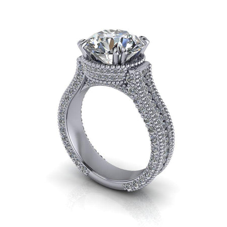 925 Silver Engagement Ring Bel Viaggio Designs, LLC