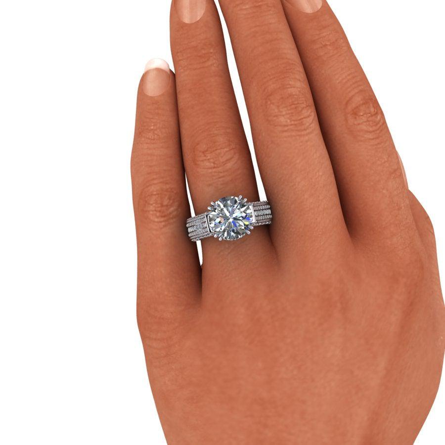 925 Silver Engagement Ring Bel Viaggio Designs, LLC