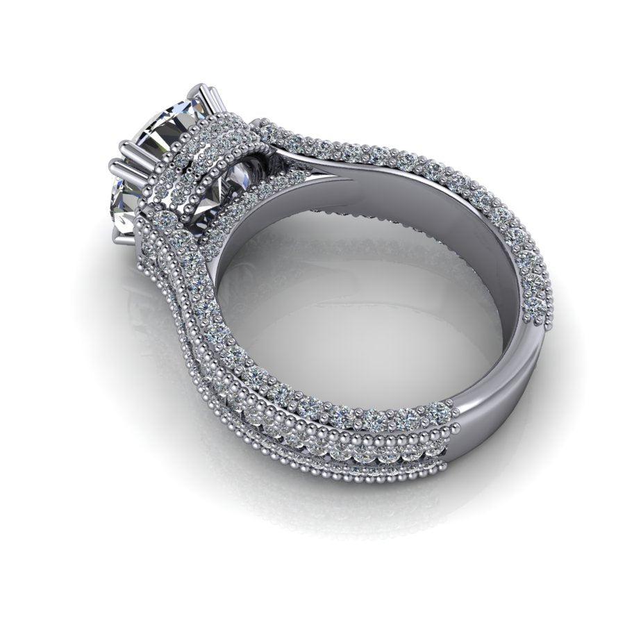 925 Silver Engagement Ring Bel Viaggio Designs, LLC