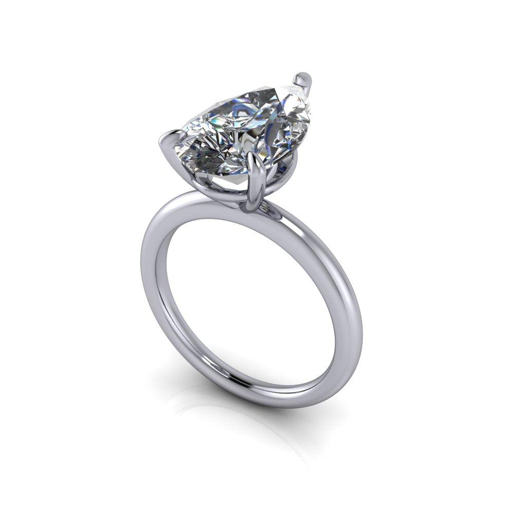 925 Silver Engagement Ring Bel Viaggio Designs, LLC