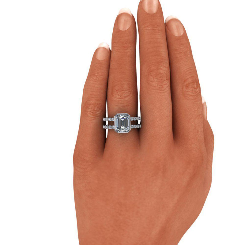 925 Silver Engagement Ring Bel Viaggio Designs, LLC