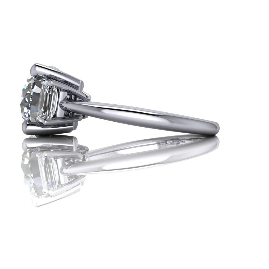 925 Silver Engagement Ring Bel Viaggio Designs, LLC