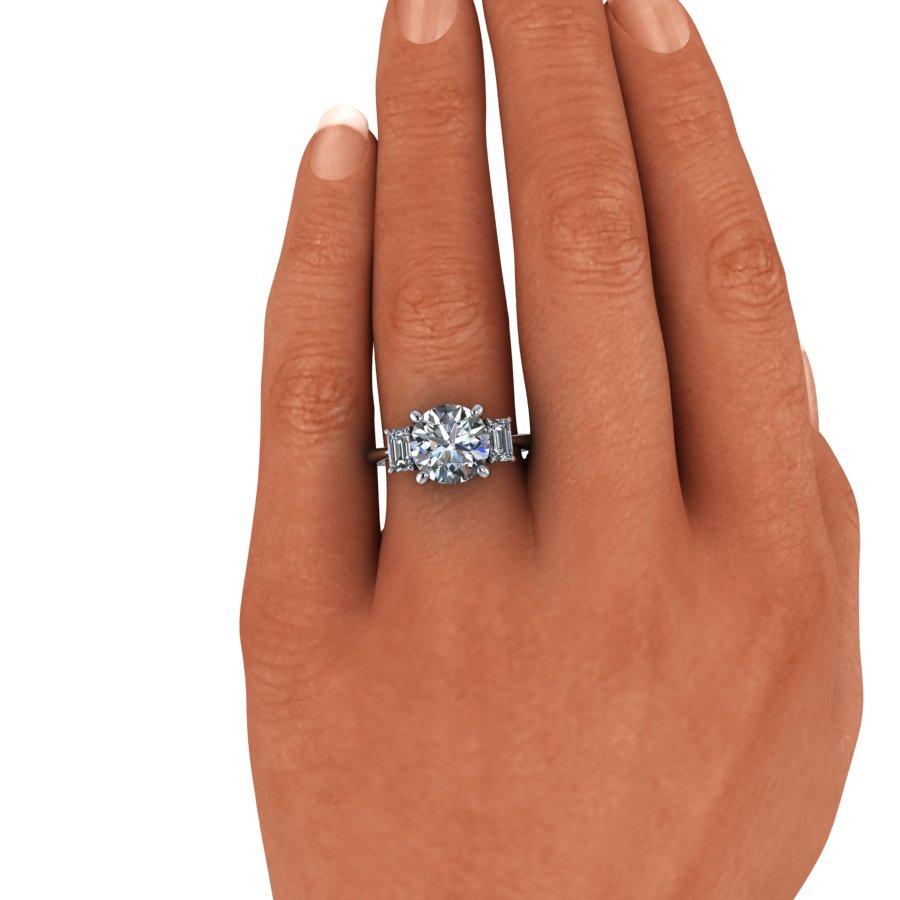 925 Silver Engagement Ring Bel Viaggio Designs, LLC