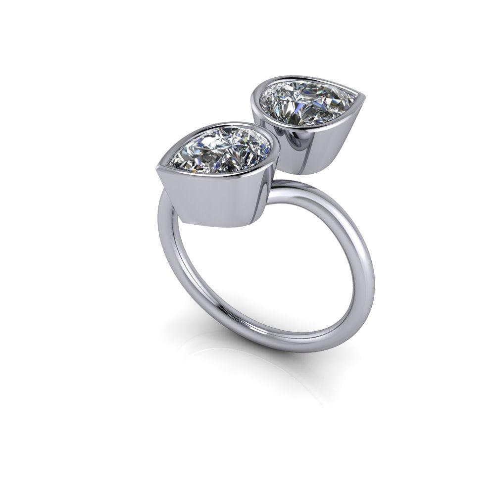 925 Silver Engagement Ring Bel Viaggio Designs, LLC