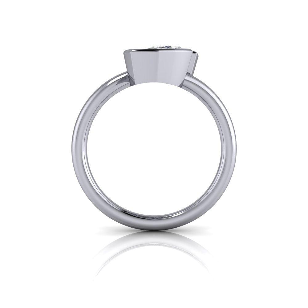 925 Silver Engagement Ring Bel Viaggio Designs, LLC