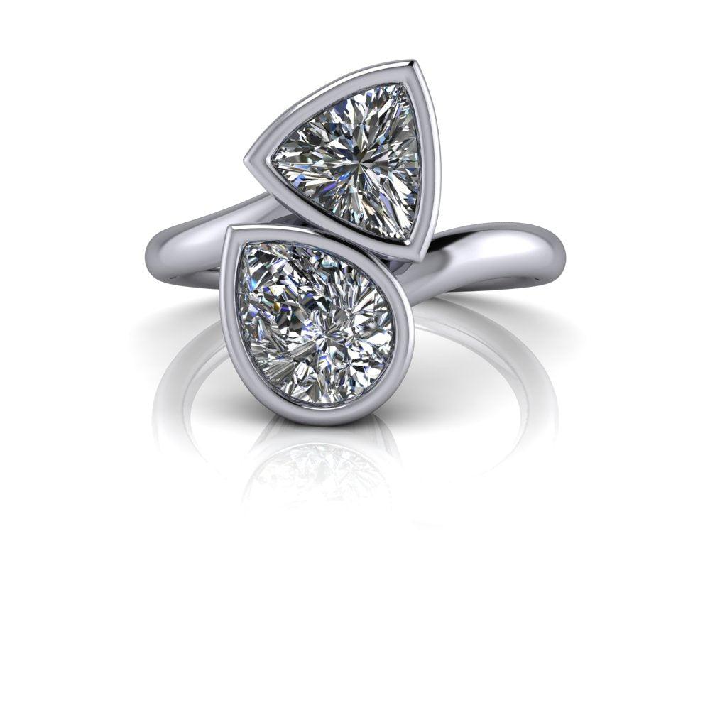 925 Silver Engagement Ring Bel Viaggio Designs, LLC