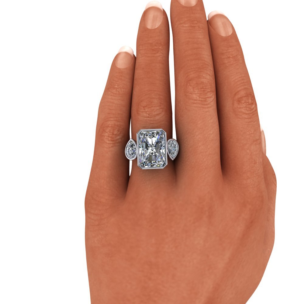 925 Silver Engagement Ring Bel Viaggio Designs, LLC