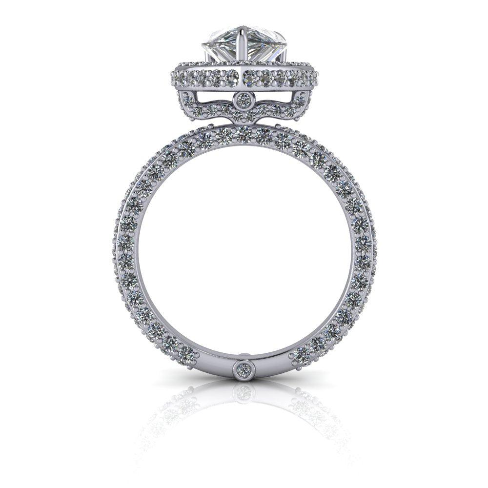 925 Silver Engagement Ring Bel Viaggio Designs, LLC