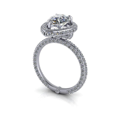 925 Silver Engagement Ring Bel Viaggio Designs, LLC