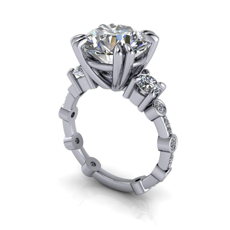 925 Silver Engagement Ring Bel Viaggio Designs, LLC