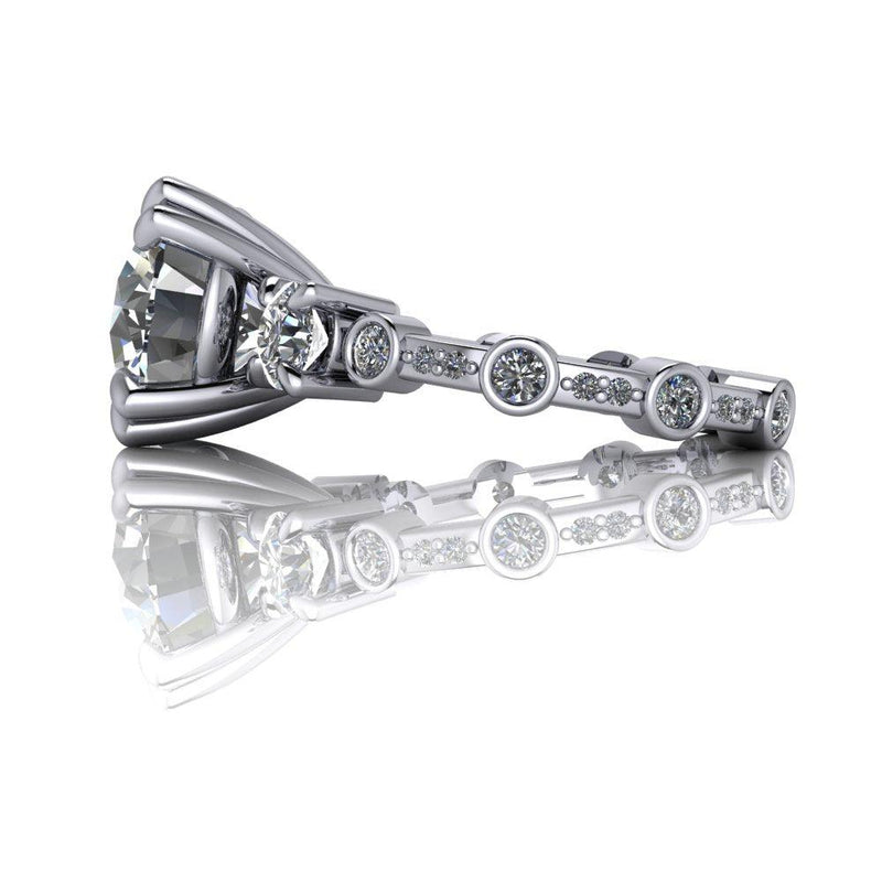 925 Silver Engagement Ring Bel Viaggio Designs, LLC