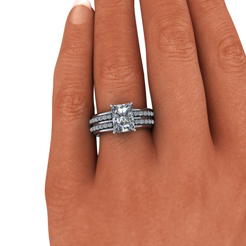 925 Silver Engagement Ring Bel Viaggio Designs, LLC