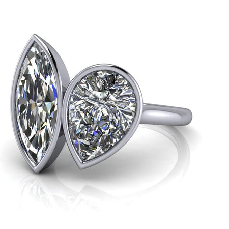 925 Silver Engagement Ring Bel Viaggio Designs, LLC