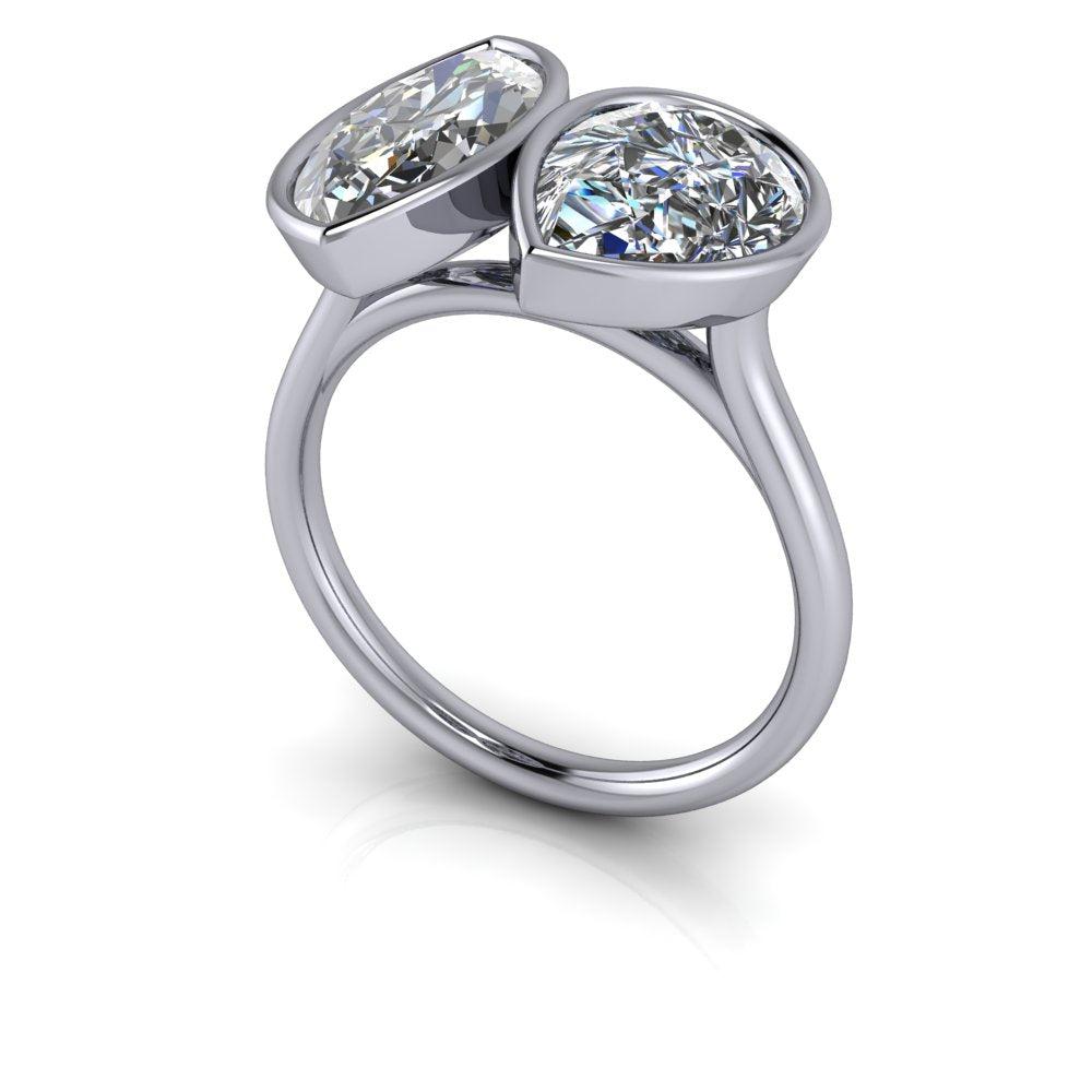 925 Silver Engagement Ring Bel Viaggio Designs, LLC