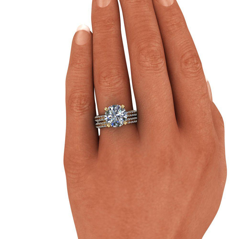 925 Silver Engagement Ring Bel Viaggio Designs, LLC