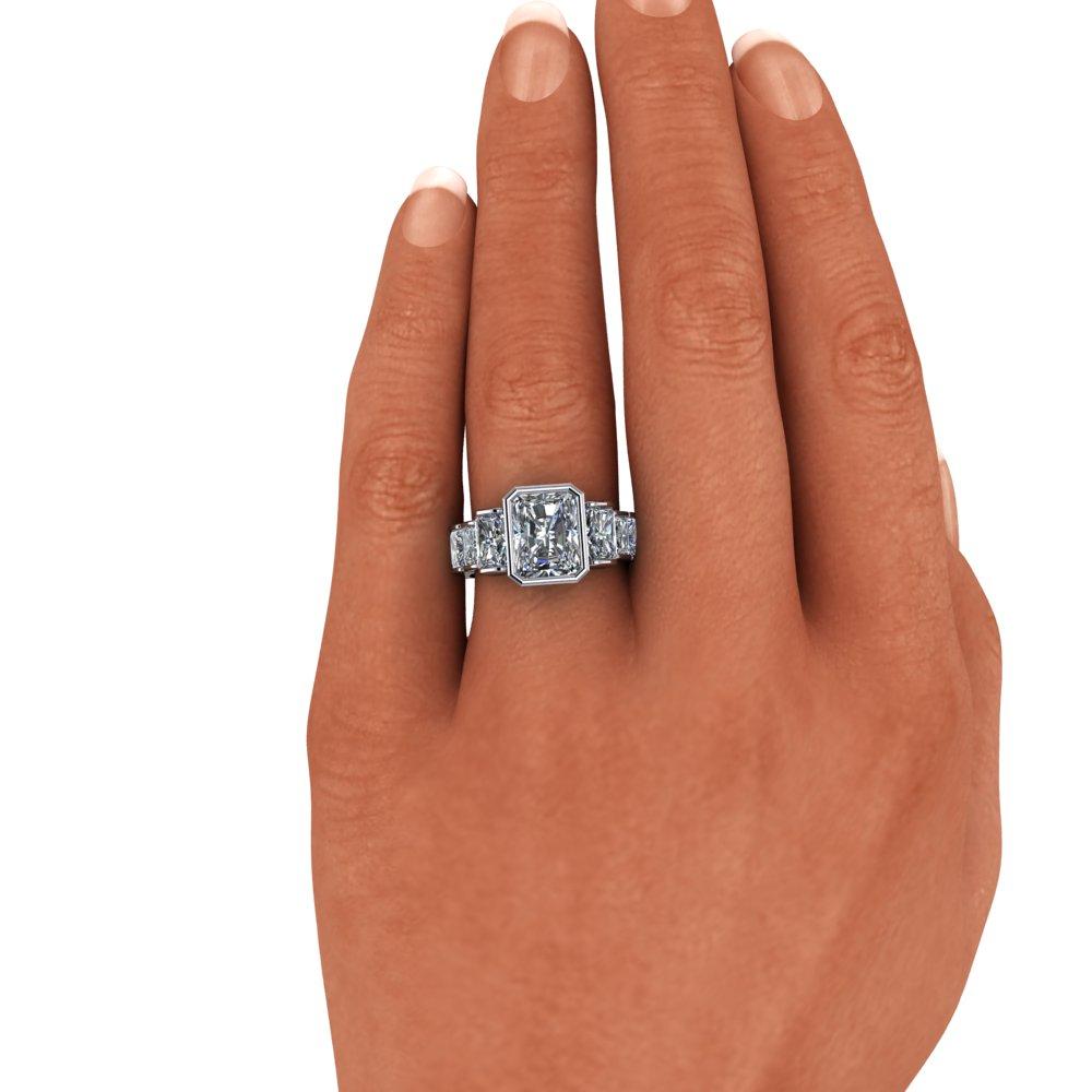 925 Silver Engagement Ring Bel Viaggio Designs, LLC