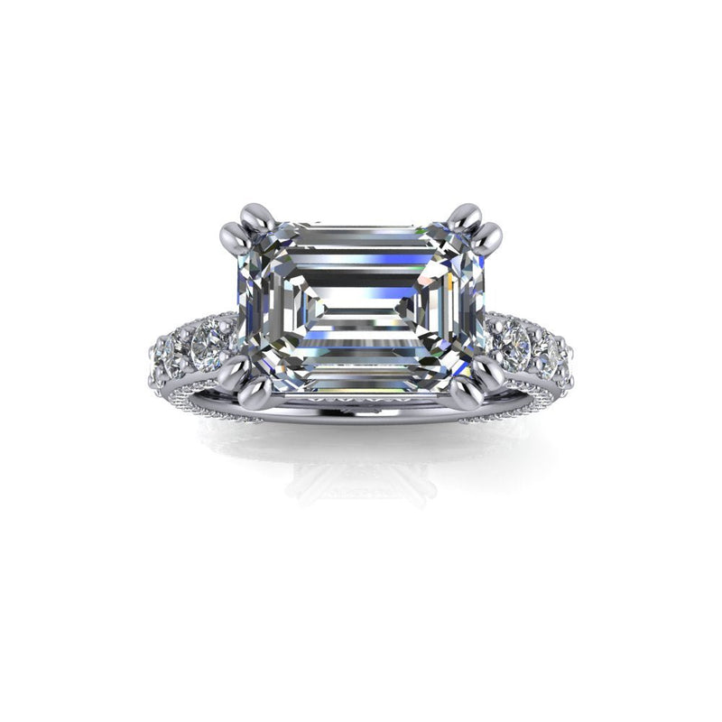 925 Silver Engagement Ring Bel Viaggio Designs, LLC