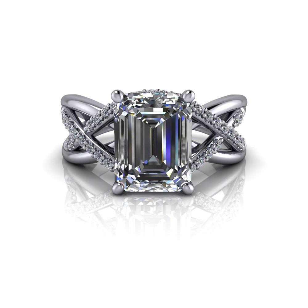 925 Silver Engagement Ring Bel Viaggio Designs, LLC