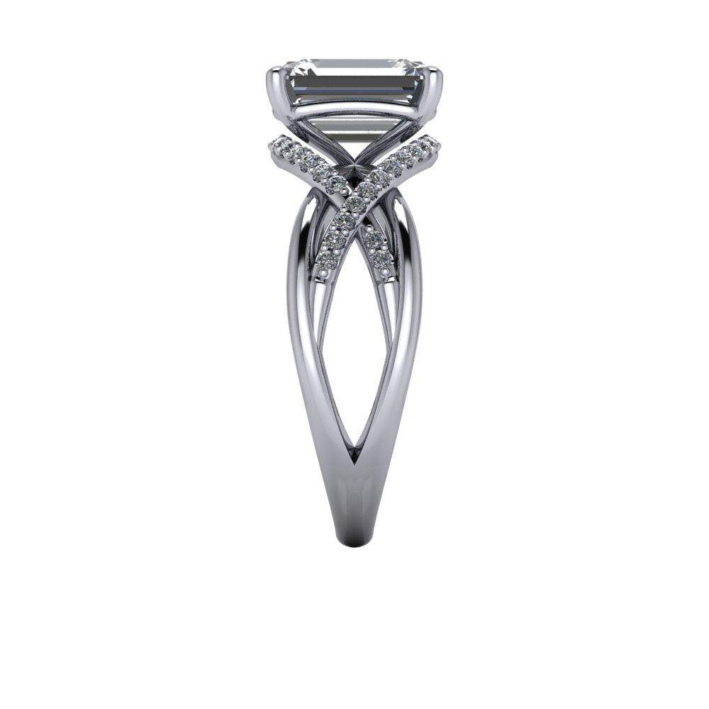 925 Silver Engagement Ring Bel Viaggio Designs, LLC