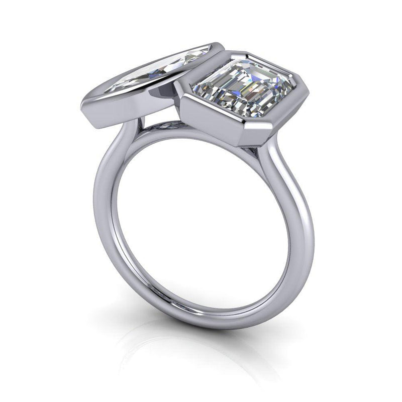 925 Silver Engagement Ring Bel Viaggio Designs, LLC