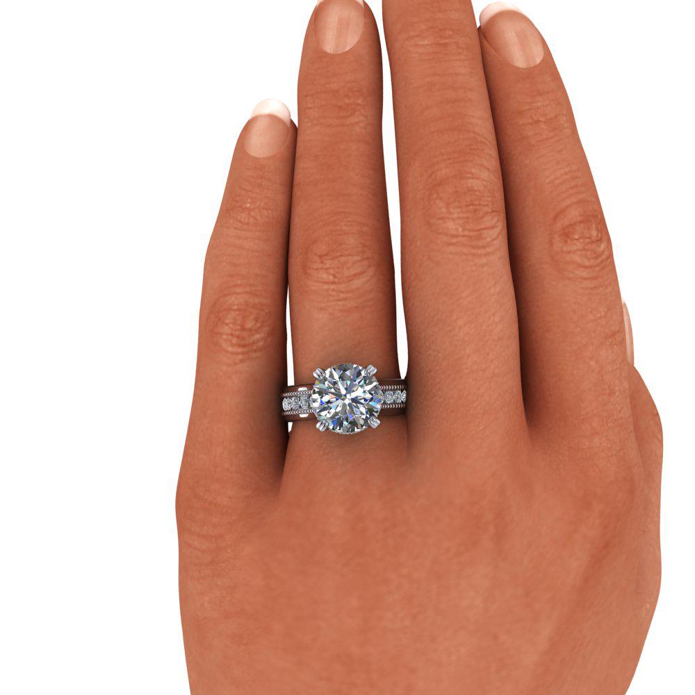 925 Silver Engagement Ring Bel Viaggio Designs, LLC