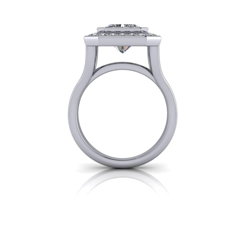 925 Silver Engagement Ring Bel Viaggio Designs, LLC