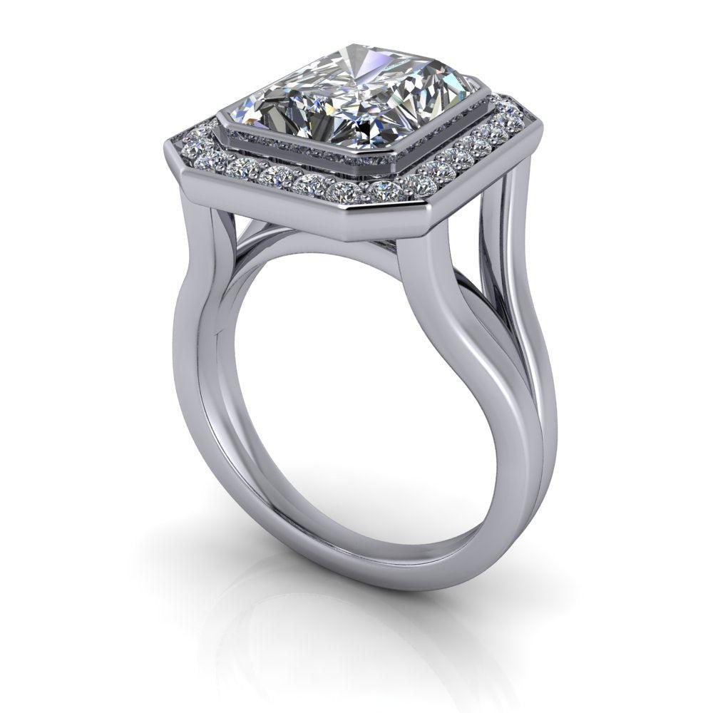 925 Silver Engagement Ring Bel Viaggio Designs, LLC