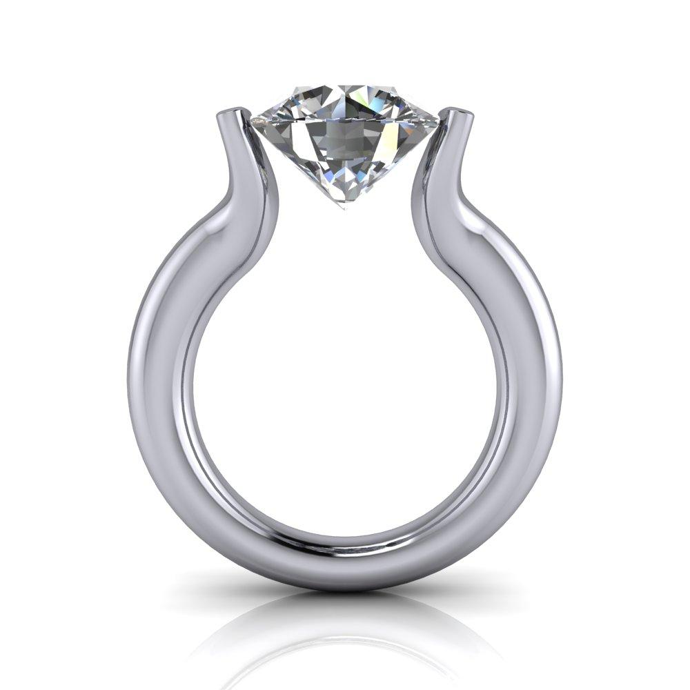 925 Silver Engagement Ring Bel Viaggio Designs, LLC