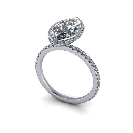 925 Silver Engagement Ring Bel Viaggio Designs, LLC