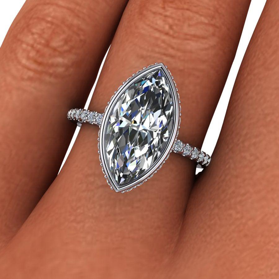 925 Silver Engagement Ring Bel Viaggio Designs, LLC