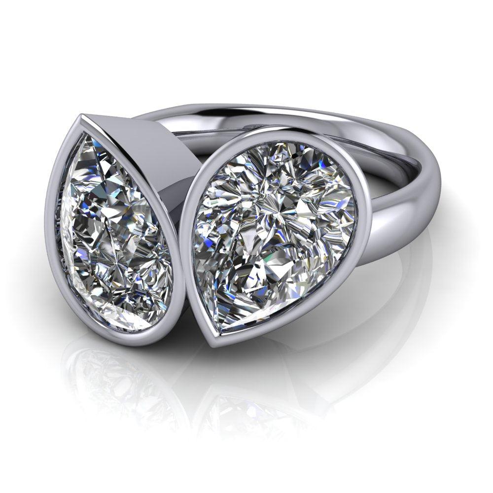 925 Silver Engagement Ring Bel Viaggio Designs, LLC