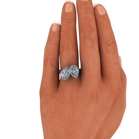 925 Silver Engagement Ring Bel Viaggio Designs, LLC