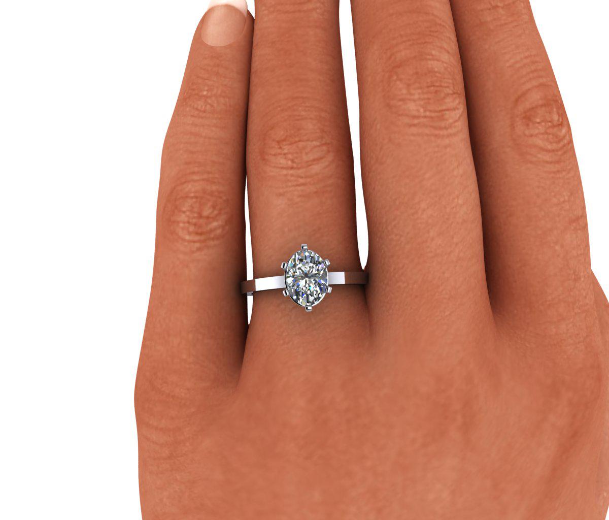 925 Silver Engagement Ring Bel Viaggio Designs, LLC