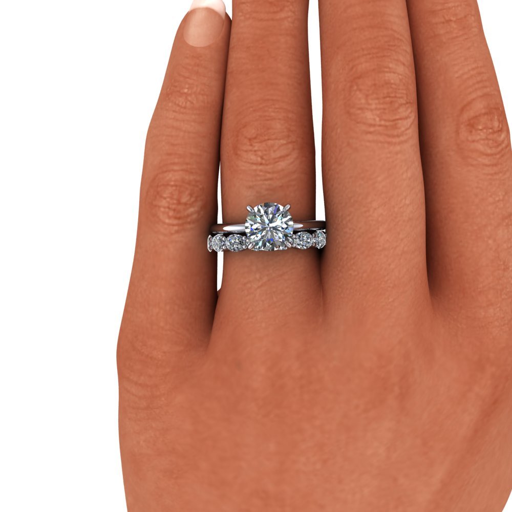 925 Silver Engagement Ring Bel Viaggio Designs, LLC