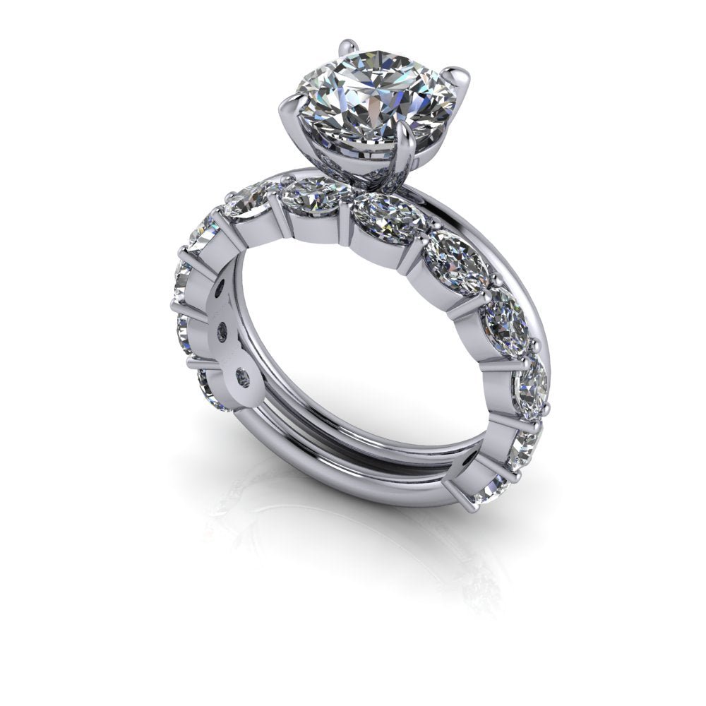 925 Silver Engagement Ring Bel Viaggio Designs, LLC