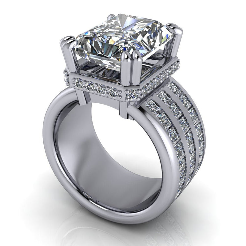 925 Silver Engagement Ring Bel Viaggio Designs, LLC