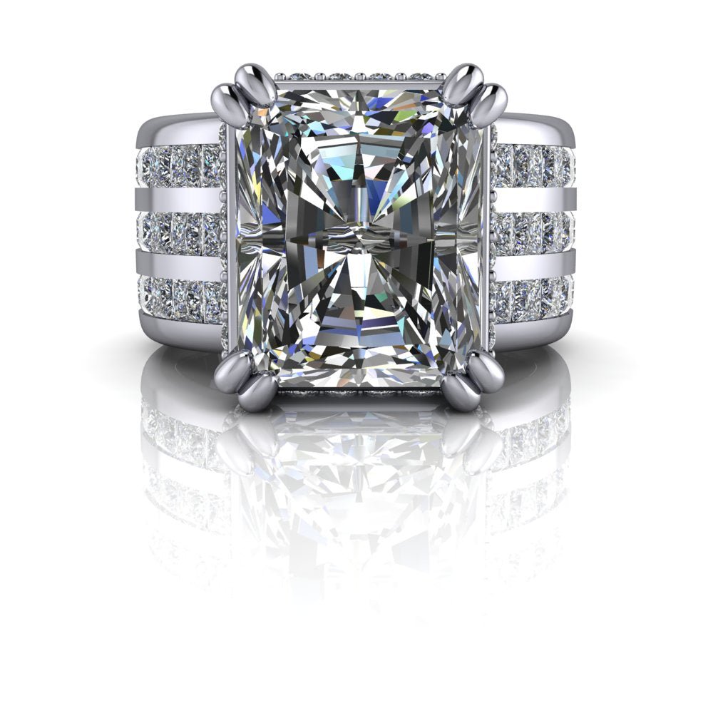 925 Silver Engagement Ring Bel Viaggio Designs, LLC