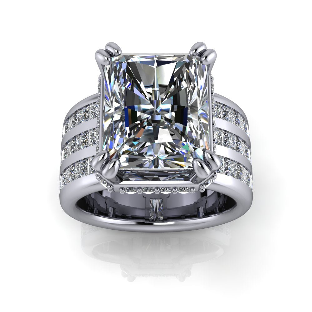 925 Silver Engagement Ring Bel Viaggio Designs, LLC