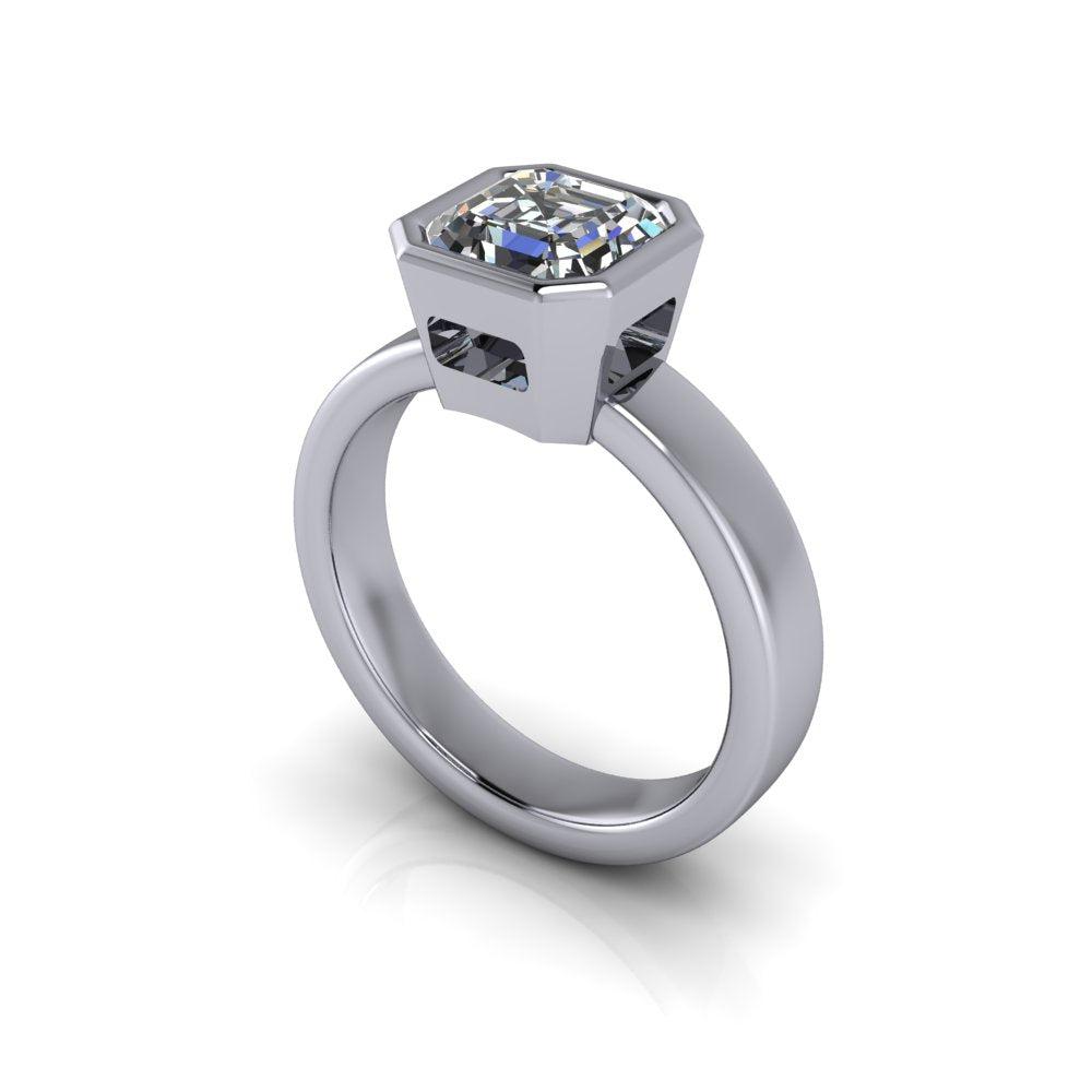 925 Silver Engagement Ring Bel Viaggio Designs, LLC