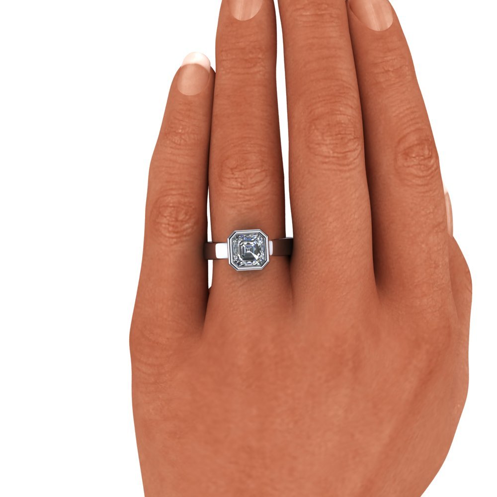 925 Silver Engagement Ring Bel Viaggio Designs, LLC