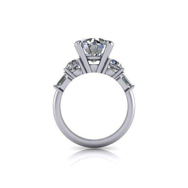 925 Silver Engagement Ring Bel Viaggio Designs, LLC