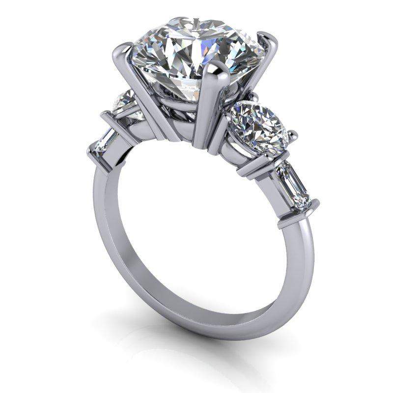 925 Silver Engagement Ring Bel Viaggio Designs, LLC