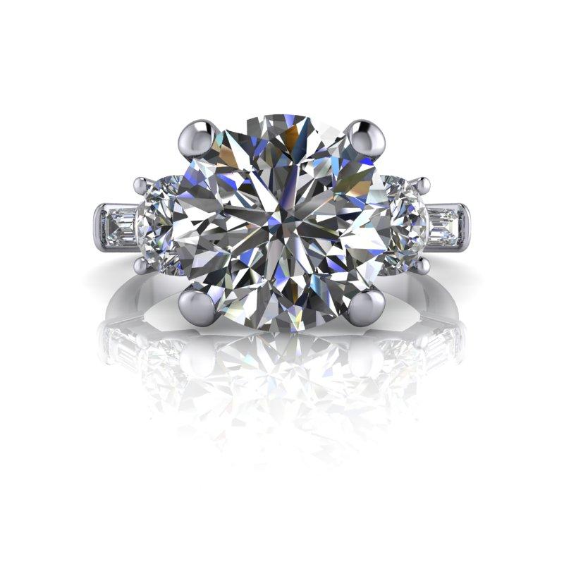 925 Silver Engagement Ring Bel Viaggio Designs, LLC