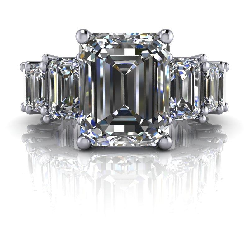 925 Silver Engagement Ring Bel Viaggio Designs, LLC