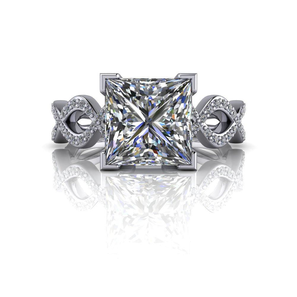 925 Silver Engagement Ring Bel Viaggio Designs, LLC