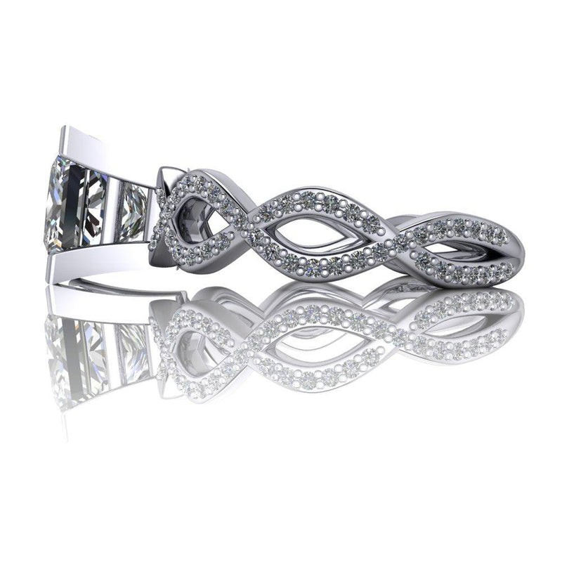 925 Silver Engagement Ring Bel Viaggio Designs, LLC