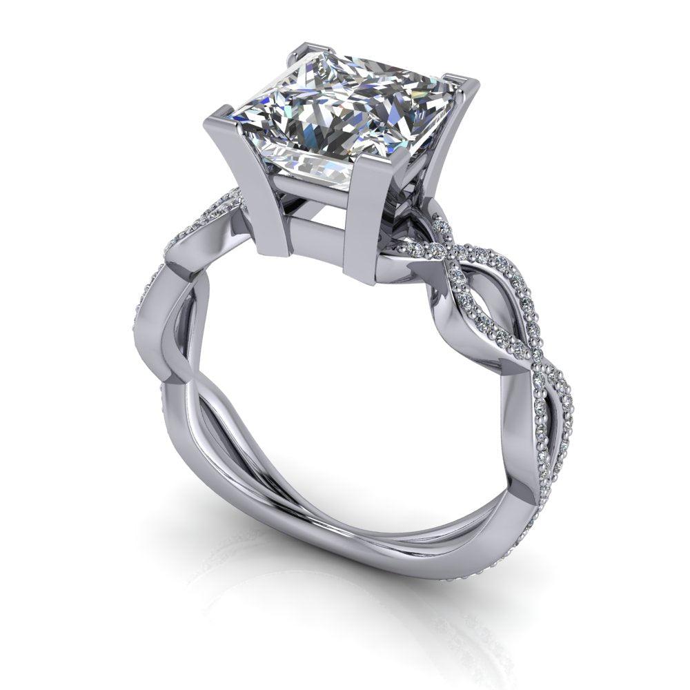 925 Silver Engagement Ring Bel Viaggio Designs, LLC